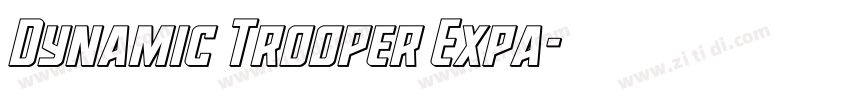 Dynamic Trooper Expa字体转换